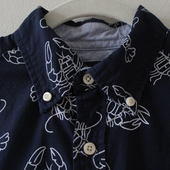 Tommy Hilfiger Lobster Short Sleeve Button Up Shirt - Picture 3 of 7